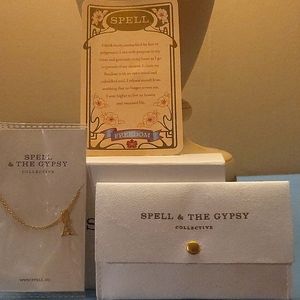 Spell and the Gypsy Collective letter A necklace New!